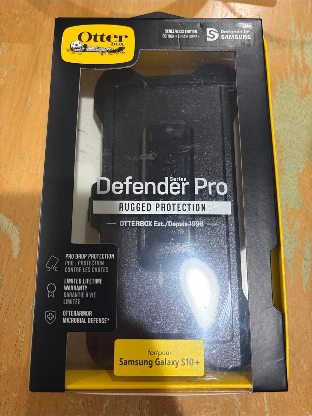 Clip - OtterBox Defender Pro Rugged CLIP for Samsung Galaxy S10+ - Black